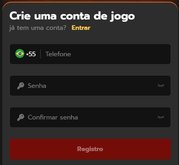 Formulário de Registro QUIABOPG